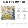thumbnail image 5 of PHYHOO Spring Pillow Cover Floral Decoration Holiday Farmhouse Pillow Case Decor for Home Sofa Couch, 5 of 5