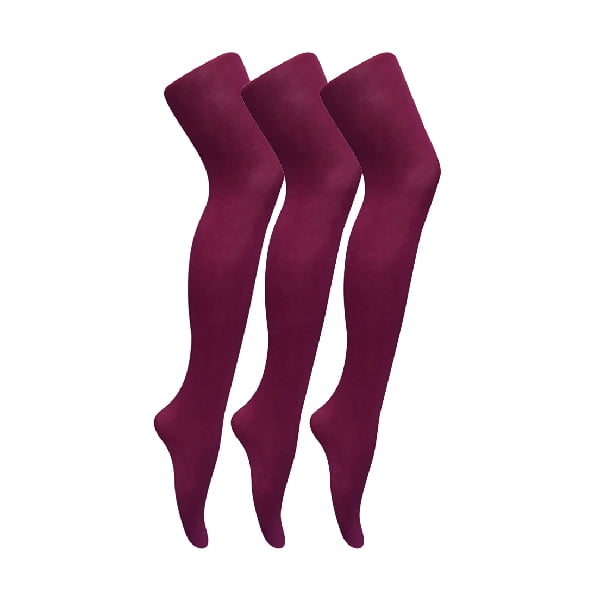 3 Pair Multipack Womens Coloured Opaque 80 Denier Tights Sock Snob