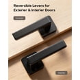 thumbnail image 4 of Manija de puerta DREAME A10 compatible con cerradura inteligente, negro, 4 of 7
