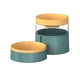 thumbnail image 2 of Tazones para Mascotas de Plástico, Alimentador de Mascotas Doble , Pequeño Perro Medio Gato Alimentación de Agua para Beber Bowls Holder F - Verde Salvador Gatos Beber Cuencos, 2 of 7
