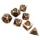 thumbnail image 5 of Juego de dados poliédricos Juego De 7 Piezas De Aleación De Zinc Dados Poliédricos D4 D6 D8 D10 D12 D20 Set Bronce Bronce Magideal Juego de dados poliédricos, 5 of 6