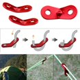 thumbnail image 4 of 10Pcs Camping Tent Lock Cord Rope Fastener Guy Line Tensioners Bent Runners, 4 of 9