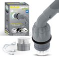 thumbnail image 1 of Bell + Howell Scrubtastic Express Dark Grey Rechargeable Handheld Power Scrubber – Cordless Bathroom Cleaner, 1 of 8