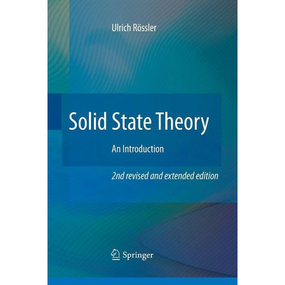 Solid State Theory: An Introduction, (Paperback)