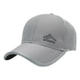 thumbnail image 3 of Unisex Mesh Brim Tennis Cap Outside Sunscreen Quick Dry Adjustable Baseball Hat, 3 of 3