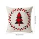 thumbnail image 3 of Linen Christmas Pillowcase 17.71x17.71in Used For Christmas Decoration Winter Holiday Decoration Pillow Cover Suitable For Home Sofas, 3 of 6