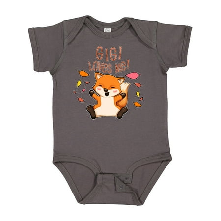 

Inktastic Gigi Loves Me!- Cute Baby Fox Gift Baby Boy or Baby Girl Bodysuit