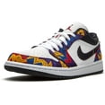 thumbnail image 4 of Jordan Mens Shoes Nike 1 Low Nothing But Net CZ8659-100 9 White/Dark Obsidian-team Red, 4 of 5