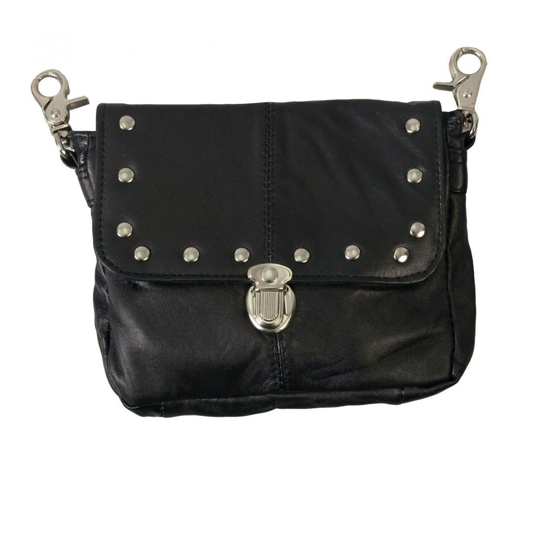 AFONiE - AFONiE Clip Pouch w/Detachable Strap Leather Crossbody Handbag - 0 - 0
