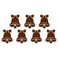 thumbnail image 2 of LED Christmas Wall Decor Light, 7Pcs Wood Bell Christmas Hanging Wall Lights Lighted Wall Art for Christmas Home Decor, 2 of 7