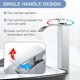 thumbnail image 3 of CHAO Grifo para lavabo en cascada alto y moderno, grifo para baño en cascada de diseño elegante, mezclador monomando alto para lavabo en latón, agua fría y caliente disponible, grifos en cascada croma, 3 of 4