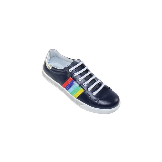 TENIS CASUALES COQUETA NIÑA AZUL MARINO COLORES PIEL 157802E LEON 157802Ep