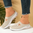 thumbnail image 2 of Orthopedic Walking Shoes for Women 2025 Woven Breathable Slip on Shoes Arch Support Casual Running Diabetic Sneakers, 2 of 8