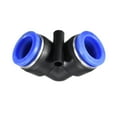 thumbnail image 5 of Plastic Elbow Push to Connect Tube Fitting 16mm Tube OD Pneumatic Air Push Fit Lock Fitting Blue 10pcs, 5 of 5
