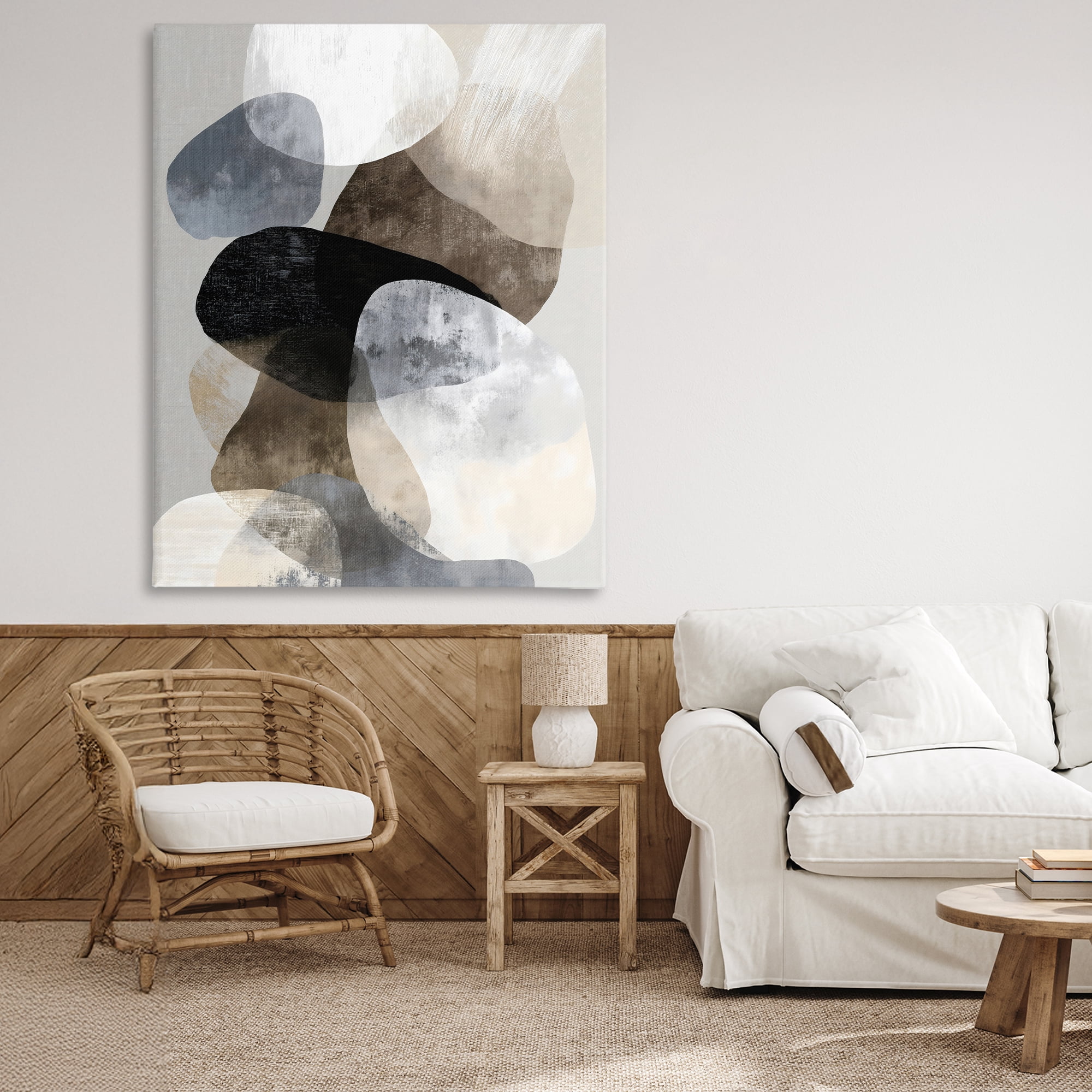 Stupell Industries Thoughts In Muted Layers Canvas Wall Art, design by Ink Drop Loft