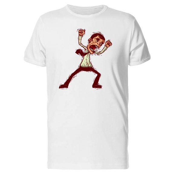 Furious Man Waving His Arms Tee Men's -Image by Shutterstock
