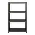 thumbnail image 4 of Hirsh 3200 Riveted Metal Shelving 4-Shelf Unit 18Dx36Wx60H Gunmetal Gray/Black, 4 of 12