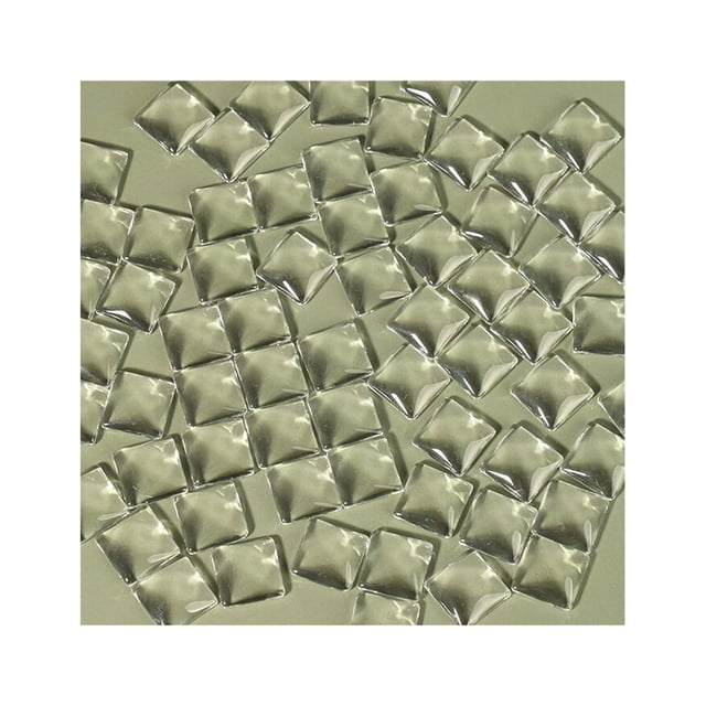 serony 100 Pieces Nail Polish Color Card Display Nails Art Square Beads Manicure Accessories Personal Training Colorful Salons