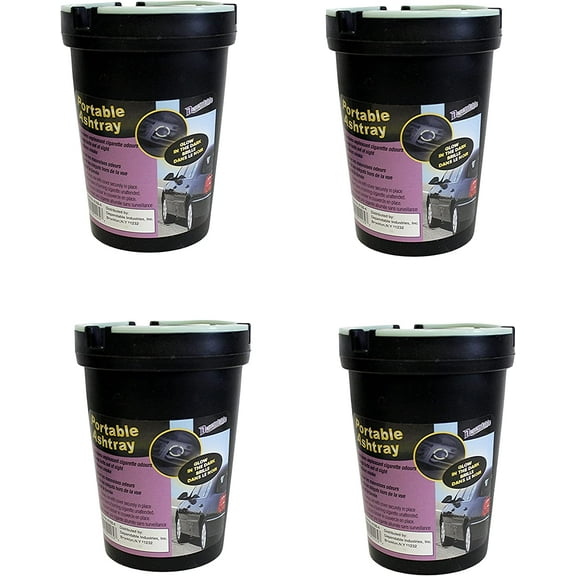 Dependable Industries Stub Out Glow in the Dark Cup-style Self-extinguishing Cigarette Ashtray