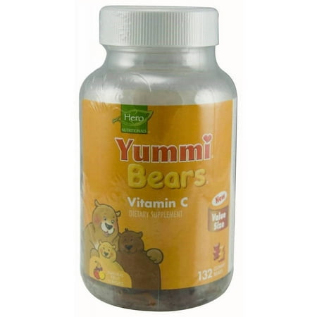 Yummi Bears Vitamin C, Antioxidant Power & Immune Health Gummies, 132 CT