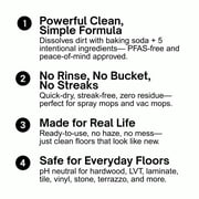 Quick Shine Multi-Surface Floor Cleaner, 128 oz, Ready-to-Use Streak-Free No-Rinse Formula, Safer Choice Certified