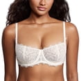 thumbnail image 2 of Sostén DOBREVA Balconette de Encaje Push Up Talla Grande 42DD Blanco, 2 of 6