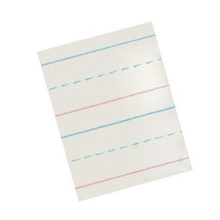 Pacon 085274 8.5 x 11 In. Long Way Standard Newsprint Paper For Grade 2, White, Pack - 500