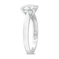 thumbnail image 2 of 1.85 Carat (Ctw) Lab-Created Solitaire Moissanite Engagement Ring in Sterling Silver for Women, 2 of 6