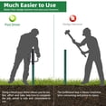 thumbnail image 6 of FENHRTVM Fence Post Driver 12 LB Heavy Duty Black Post Pounde with Handle for U Fence Post Wooden Post, 6 of 6