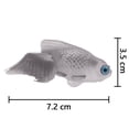 thumbnail image 3 of Silicone Artificial Fish Aquarium Decortion High Simulation Lifelike Floating Fake Betta Fish Tank Ornament, 3 of 9