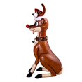 thumbnail image 2 of Design Toscano Santa's Christmas Red-Nosed Sitting Reindeer Holiday DÃ©cor Statue, Large 4 Ft, Full Color, 2 of 5