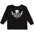 thumbnail image 3 of Inktastic Grad Squad with Graduation Cap and Wings Boys or Girls Long Sleeve Toddler T-Shirt, 3 of 5