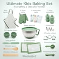 thumbnail image 3 of WeeSprout Little Chef Kids Baking Set – 38 Pieces, 3 of 5