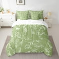 thumbnail image 2 of Manfei Ancient Dino 7-Piece Twin Bedding Sets,Wild Dinosaur Bedding Comforter Set,Green White Sheet Sets For Boys Teens,Super Cozy Room Decor Reversible, 2 of 8