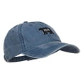 thumbnail image 5 of Papa Bear Embroidered Washed Cap - Navy OSFM, 5 of 5