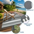 thumbnail image 3 of Danolapsi Outdoor Rug Mat for Patio,8x10 Plastic Straw Rug,Waterproof Plastic Straw Mats,Modern Striped Outdoor Camping Rugs for Patio,RV,Porch, Deck,Backyard,Balcony,Camping,Trailer, 3 of 9