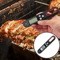 thumbnail image 2 of Kripyery Food Thermometer Foldable Long Probe Quick Accurate Digital Display Meat Thermometer for Kitchen BBQ Grilling, 2 of 8