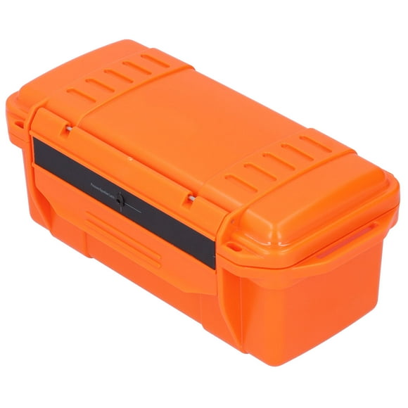CAJA DE HERRAMENTAS, ABS Reforzado de Plásstico Duro de PlásTico Duro de PlásTico Caja de Almacenamient de Herramientas de Naranja para Vijar para Pescar párr.