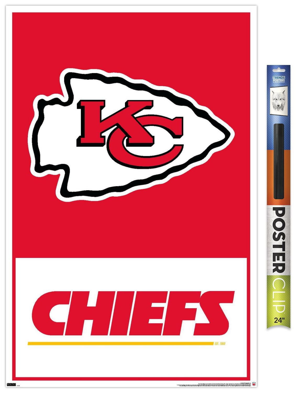 NFL Kansas City Chiefs - Logo 21 Wall Poster