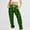 Army Green, variant on COSFO Casual Sweat Pants for Womens Red Joggers Elastic Waist Plaid Taper Pants Drawstring Adjustable Width Loose Pants