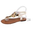 thumbnail image 4 of Sandalias de Mujer Cómodas de Moda Casual Estilo Bohemio Zapatos de Playa Más Tamaño Primavera / Verano de Moda Doble Correa Sandalias, 4 of 9