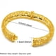 thumbnail image 4 of Pulsera de aleación chapada en oro para novia, lujosa pulsera de oro y arena para boda para mujer, 4 of 4