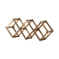 thumbnail image 2 of jifeng Rack,Countertop, Bottle Stand Display Shelf Organizer Stackable Storage Holder Freestanding for Pantry Bar brown hold 5 bottles, 2 of 9