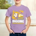 thumbnail image 3 of LRen Boys Short Sleeve Shirts Kids Summer Crewneck T-Shirts Casual Graphic Print Basic Tops Tees, 3 of 5
