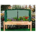 thumbnail image 6 of SONGMY Greenhouse & Bug Cover Combo 21'' W x 67''L x 24'' H- Provides The Perfect microclimate for Your Plants. Includes 1 Frame & 2 Cover. Planter NOT Included, Black Frame, 6 of 7