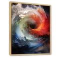 thumbnail image 2 of Designart "Colorful Storm Turbulent Euphony" Nautical & Beach Floater Framed Canvas Print, 2 of 7