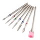 thumbnail image 5 of Juego De Brocas Para Uñas, Pulido De Manicura Portátil, Brocas Compactas Para Pulir Uñas, 7 Piezas Para Salón, 5 of 7