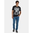 thumbnail image 2 of Paused My Game Men's & Big Men's Graphic with Short Sleeves, Sizes S-3XL Tee For Adult, Men, Women, Teen, Teenager, Adolescent,Youth, 2 of 5