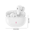 thumbnail image 3 of Earphone wireless, Hwkond Wireless Earbuds Bluetooth 5.5 In Ear Light-Weight Headphones Built-in Microphone IPX4 Immersive Premium Sound Headset With Charging Case, White, Up To 60% Off, 3 of 6