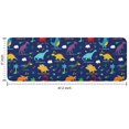thumbnail image 7 of Colorful Dinosaurs Names Palms Clouds Pattern Kitchen Rug Mat,Kitchen Runner Rugs Non Skid Washable,Decorative Kitchen Floor Mats for Kitchen,Sink,Laundry,17"x47.2", 7 of 7